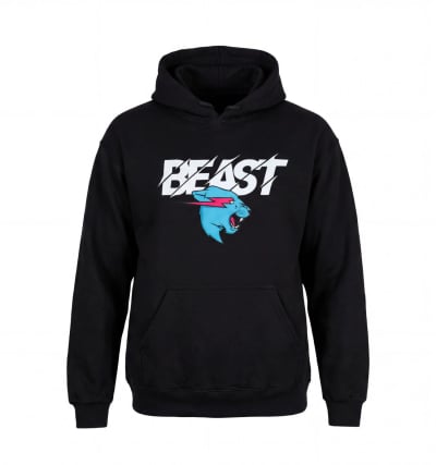 Buzo Hoodie Mr Beast Negro