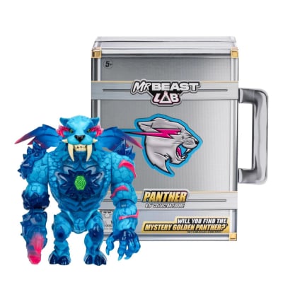 Juguete Mr Beast Lab Panther figura coleccionable de 6.5 Pulgadas