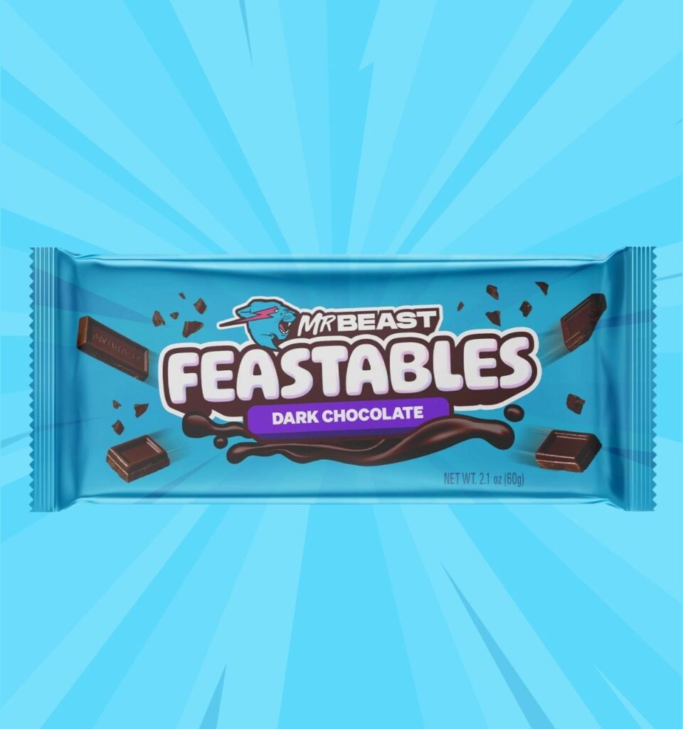 Chocolatina Mr Beast Feastables Dark Chocolate Chocolate Negro